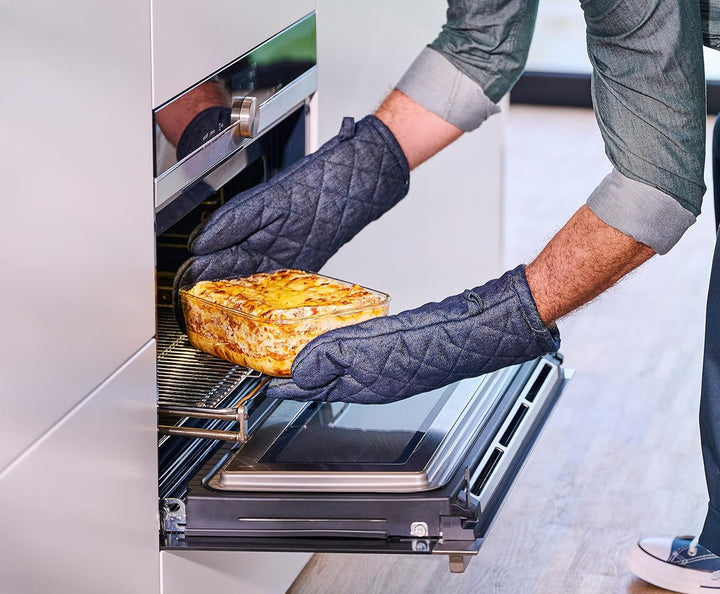 Mepal - Glasbehälter mit deckel EasyClip - Meal prep boxen - Geeignet für Mikrowelle, Dampfgarer, Of