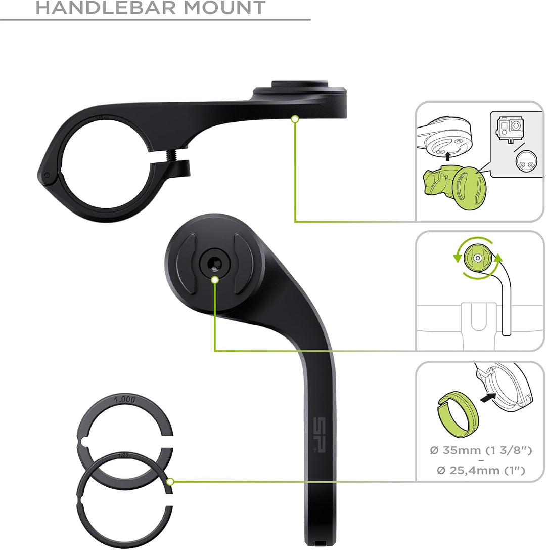 SP CONNECT Road Bike Bundle kompatibel mit iPhone 15 Pro |SPC+| Handyhalter für Road Bike| Fahrrad H