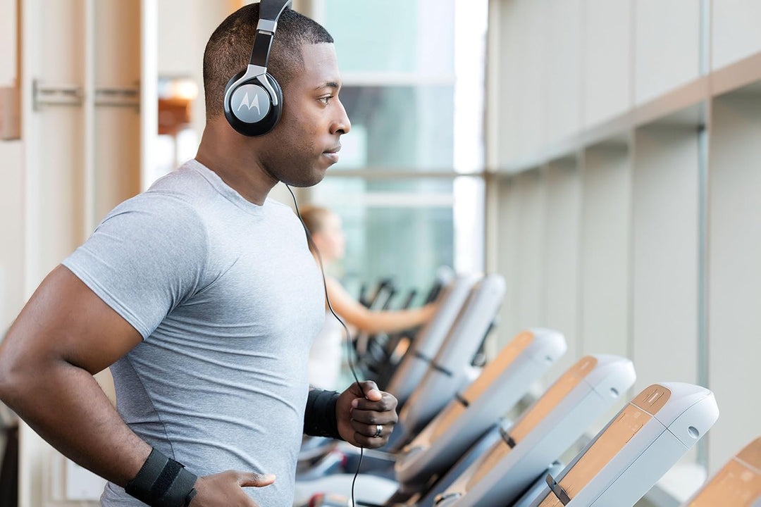 Motorola Lifestyle Pulse Max, Kabelgebundener On-Ear Kopfhörer, Klappbarer Stereo-Kopfhörer mit Frei