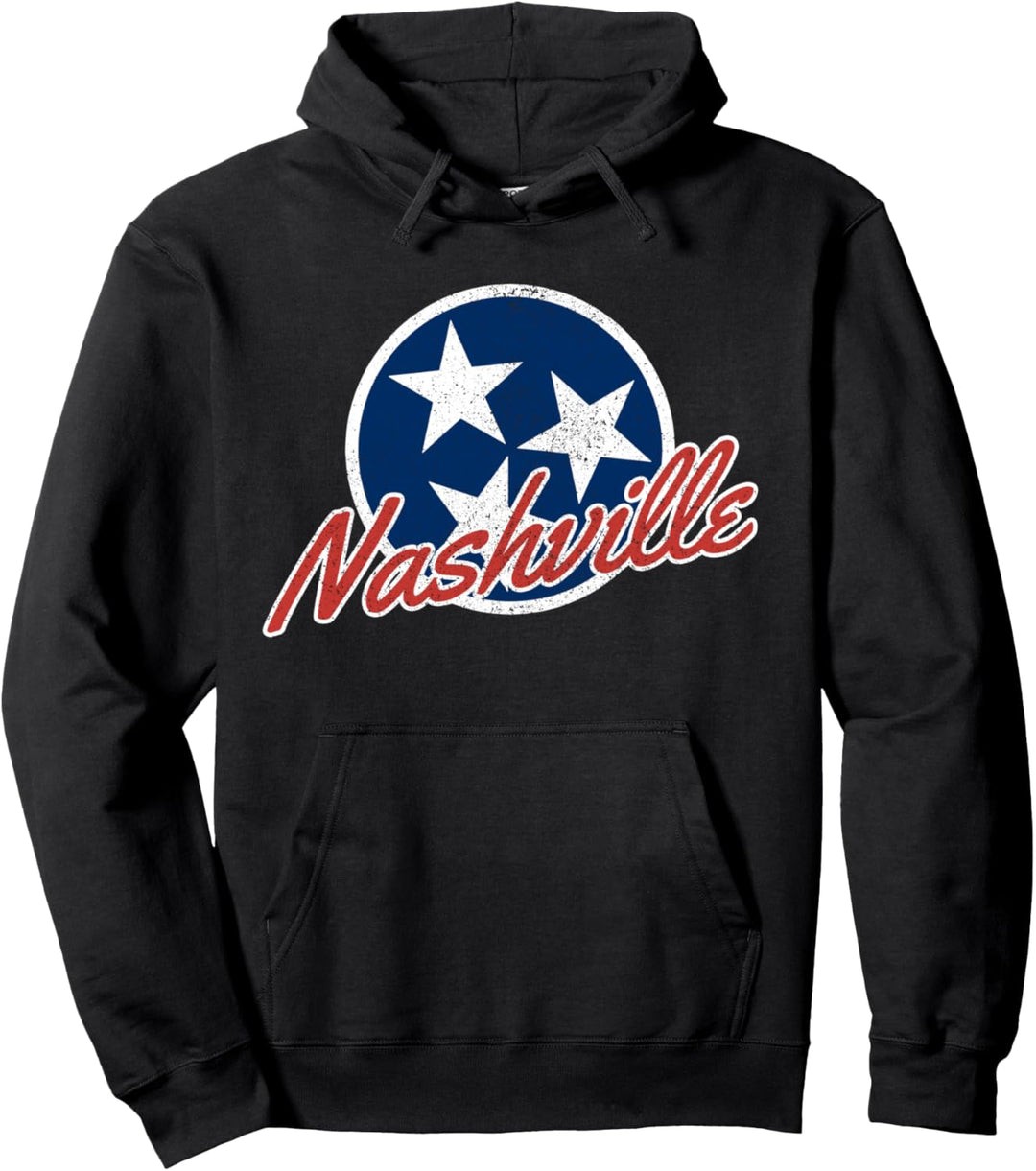 Nashville Tennessee Flagge Stars Country Music City Geschenk Pullover Hoodie