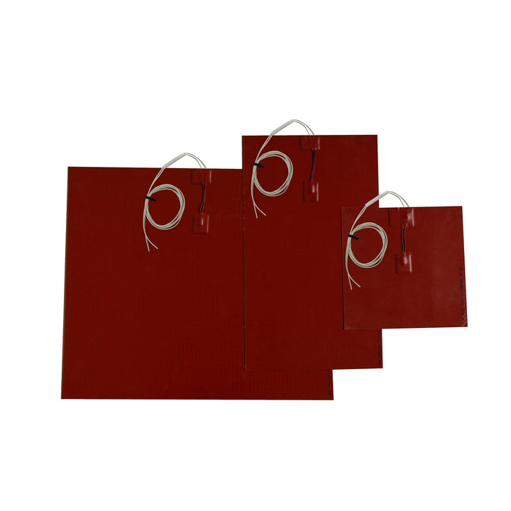 500 Watt Silikon Silicon Heizmatte Heizpad 30x24cm selbstklebend, mit Temperaturbegrenzer - Druckbet