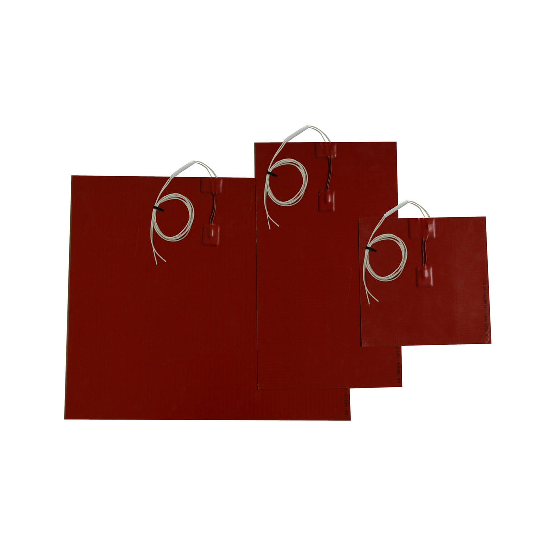 500 Watt Silikon Silicon Heizmatte Heizpad 30x24cm selbstklebend, mit Temperaturbegrenzer - Druckbet