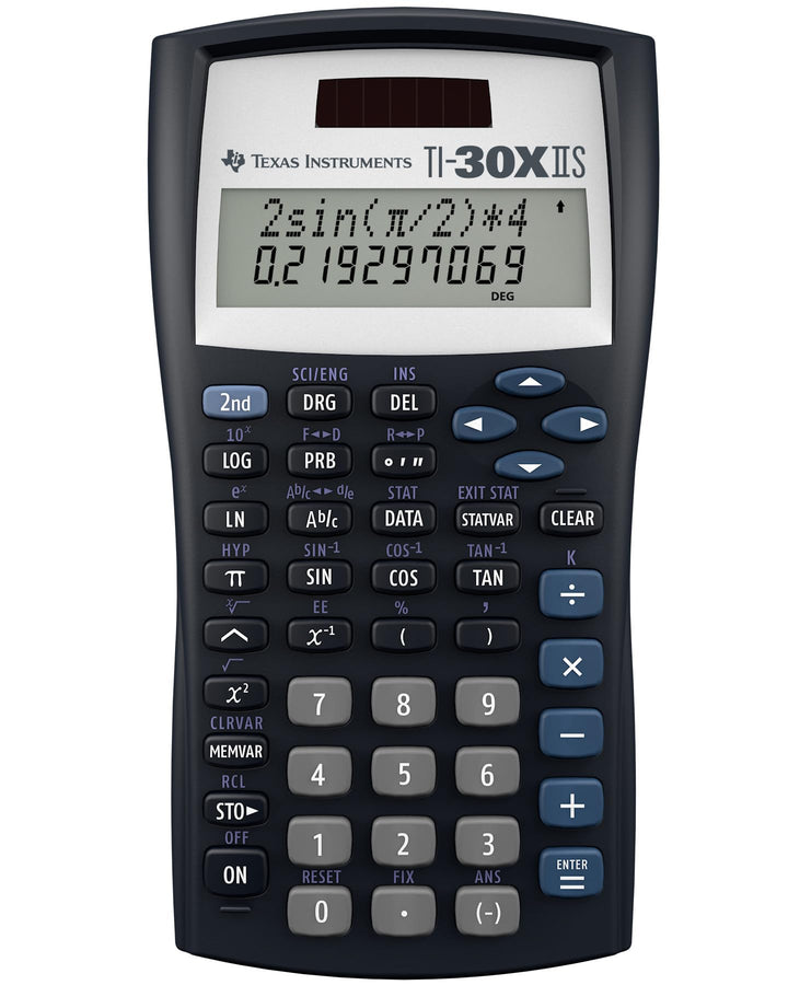 Texas Instruments TI-30X IIS Pocket Scientific Black Calculator - Taschenrechner (Pocket, Scientific