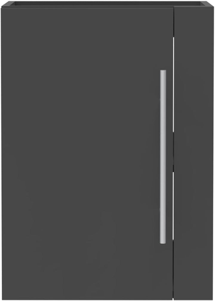 Waschbeckenunterschrank 45 cm Unterschrank MDF Waschtischunterschrank Badschrank Matt Anthrazit 45cm