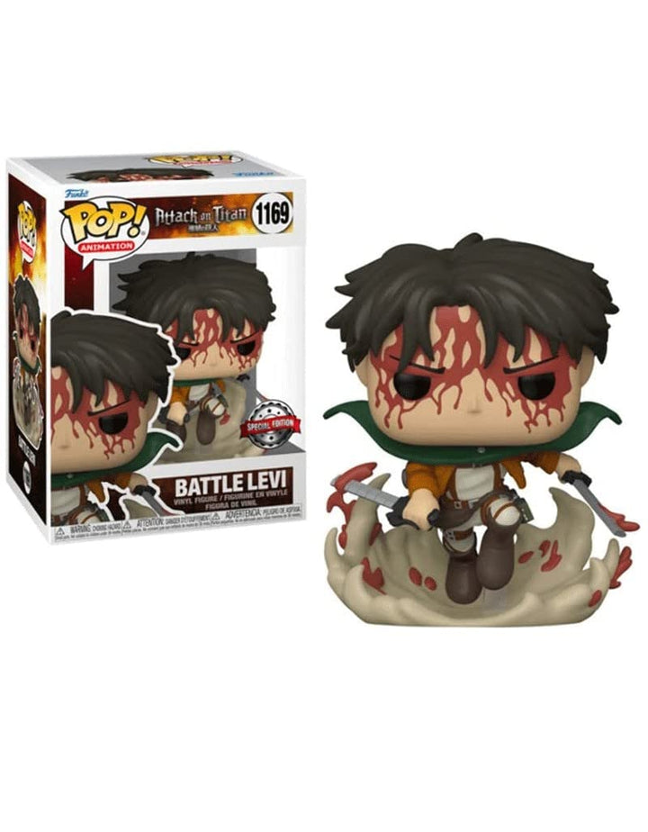 FUNKO Pop! Attack on Titan Battle Levi 1169 Special Edition
