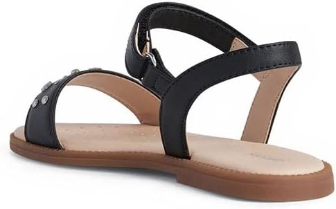 Geox Mädchen J Karly Girl Sandalen 28 EU Schwarz, 28 EU Schwarz