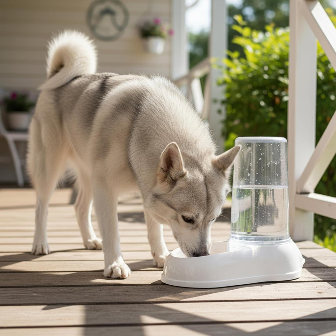 Ferplast Dispenser Food or Water for Large Dogs AZIMUT 5500 Pet Dispenser 5,5 Litres Feeder for Dry