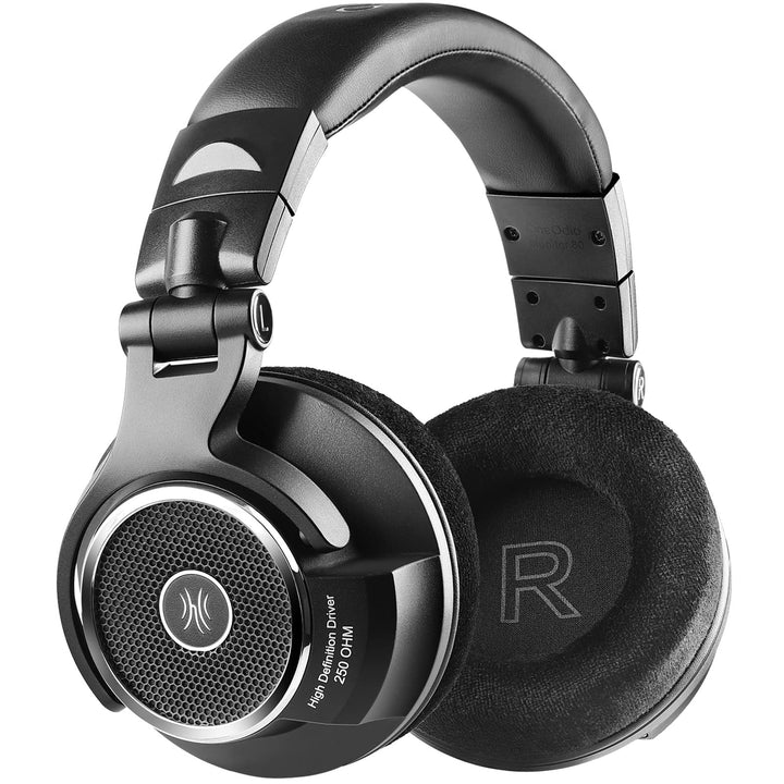 OneOdio offener Studio Kopfhörer mit Kabel Over-Ear mit 250 Ohm, Monitor 80 Headphones für Mixing, M