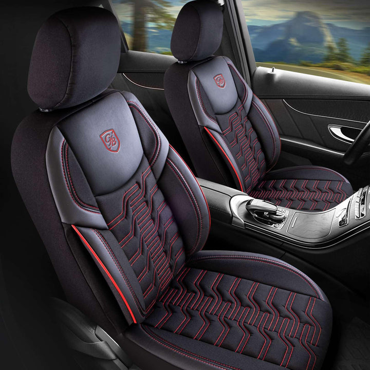 Autositzbezüge Universal – Premium Autozubehör Innenraum für PKW & SUV – Jacquard Sitzauflage, Autos