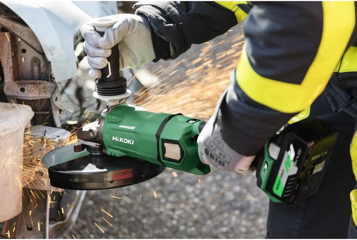 HIKOKI Akku Winkelschleifer G3623DA Basic (ohne Akkus, ohne Ladegerät, 36 Volt, Schleifscheiben-Ø 23