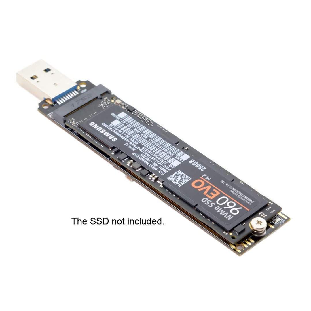 CY USB 3.0 to Nvme M-Key M.2 NGFF SSD External PCBA Conveter Adapter Card Flash Disk Type NVME to US