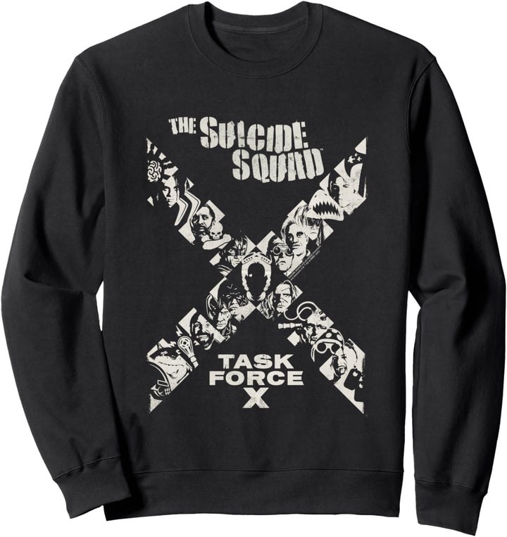 The Suicide Squad Task Force X Monochrome Sweatshirt