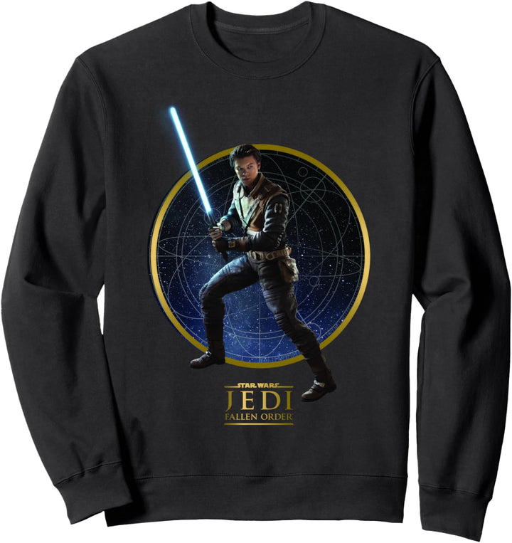 Star Wars Jedi: Fallen Order Cal Blue Saber Action Pose Sweatshirt