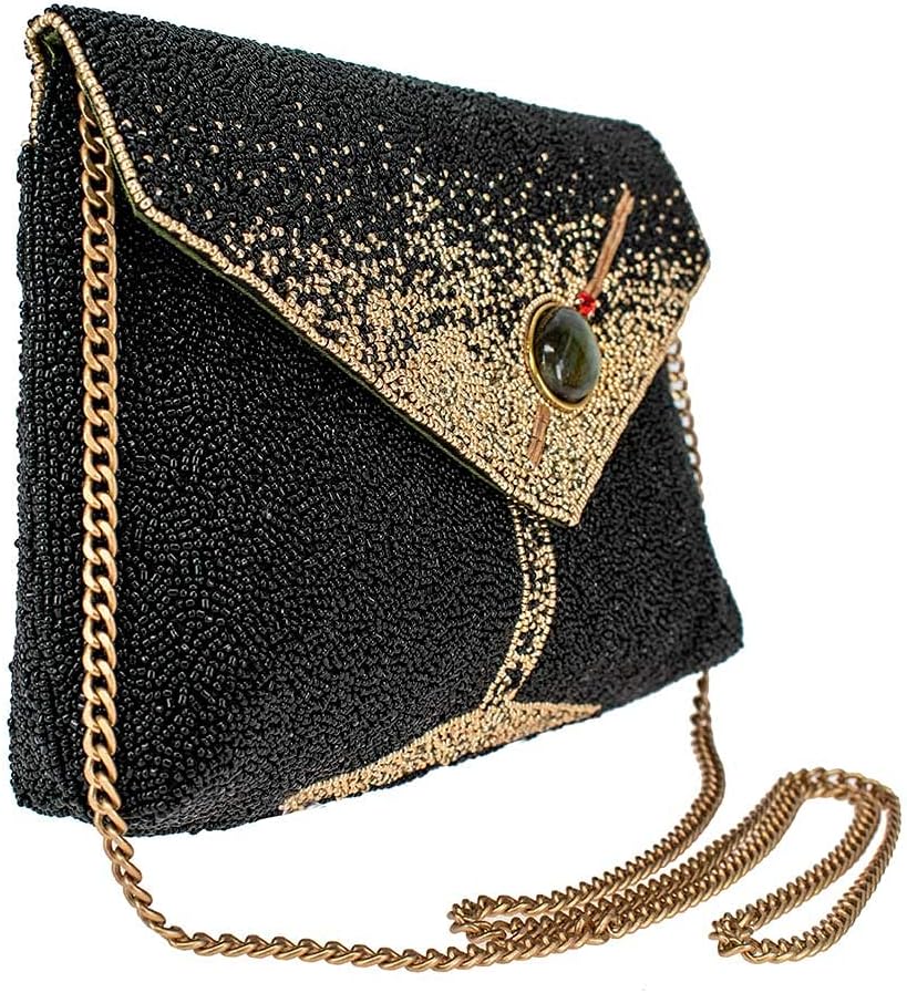 Mary Frances Damen Olive You Crossbody Clutch Handtasche, Mehrfarbig/Meereswellen (Ocean Tides)