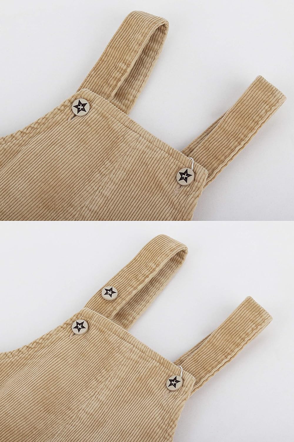 Camilife Baby Kleinkind Kinder Jungen Mädchen Kordsamt Latzhose Overall Kord Hose mit Hosenträger fü