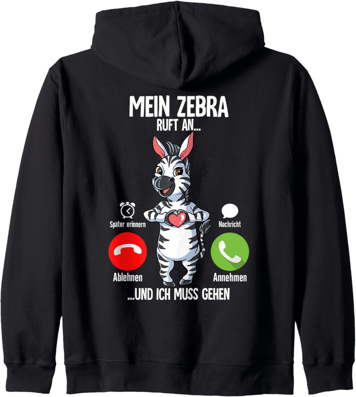 Zebra Kapuzenjacke