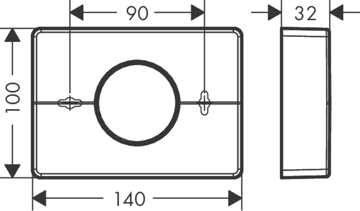 hansgrohe Hygienebeutelspender AddStoris, Mattweiss, Mattweiss