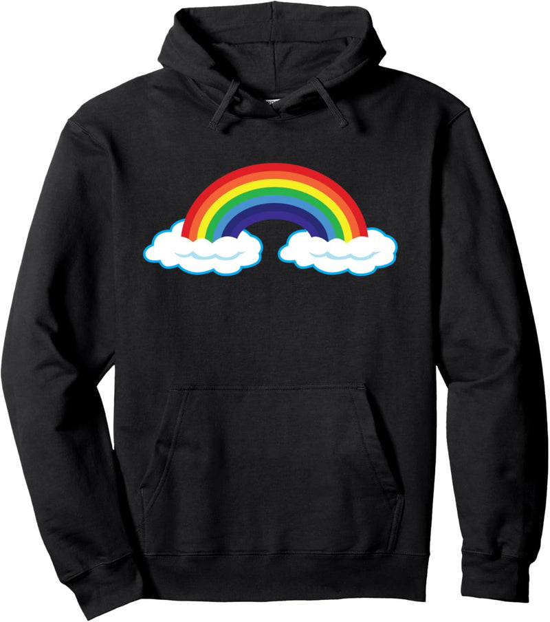 Regenbogenfarben Pullover Hoodie