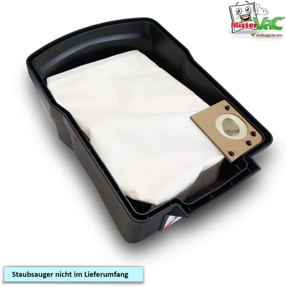 MisterVac Staubsaugerbeutel 10 Stück kompatibel mit Würth AMTS 18 L Compact