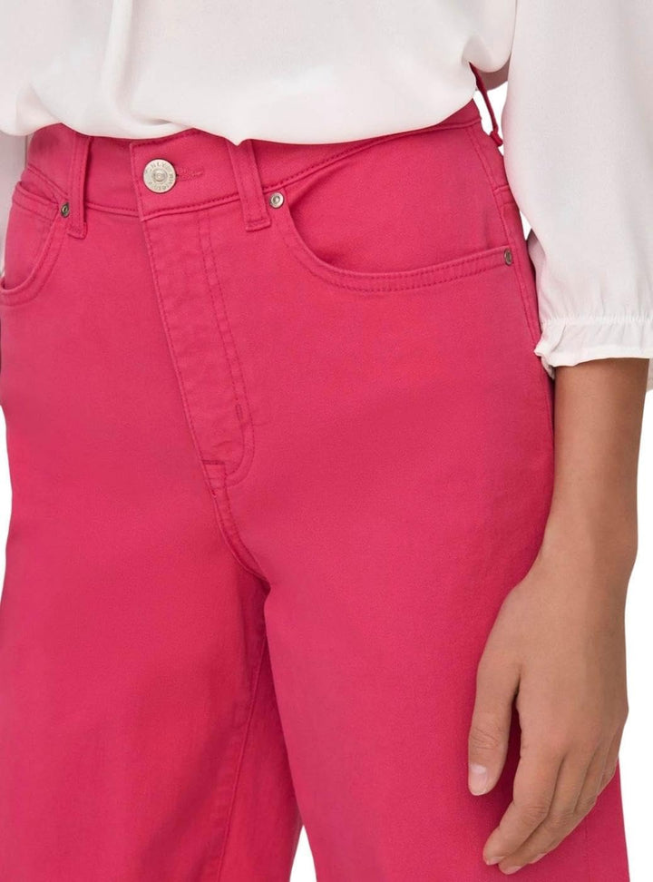 ONLY Women's ONLMADISON HW Wide COL Long PNT Hose M / 32L Raspberry Rose, M / 32L Raspberry Rose
