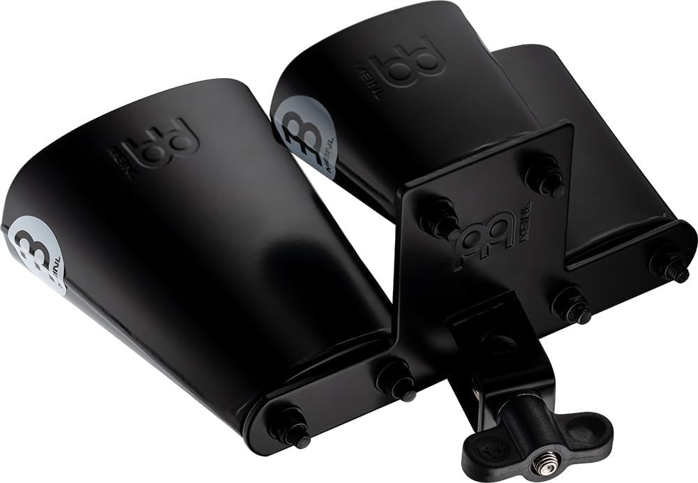 Meinl Percussion SLTRI-BK Triple Bell, schwarz