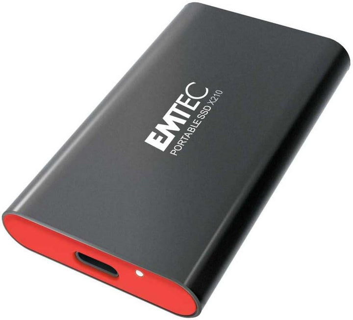 Emtec ECSSD128GX210 Tragbare SSD-Festplatte – 3,2 Gen2 – Kollektion X210 Elite – 3D NAND – 128 GB, 1
