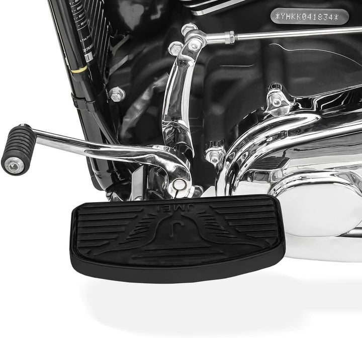 Trittbretter Beifahrer Kompatibel für Hyosung GV 125 / S Aquila FB3 schwarz