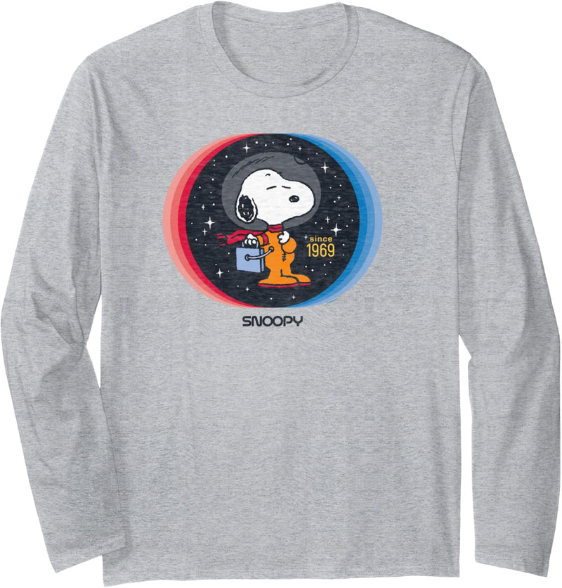 Peanuts Snoopy im Weltraum 1969 Langarmshirt