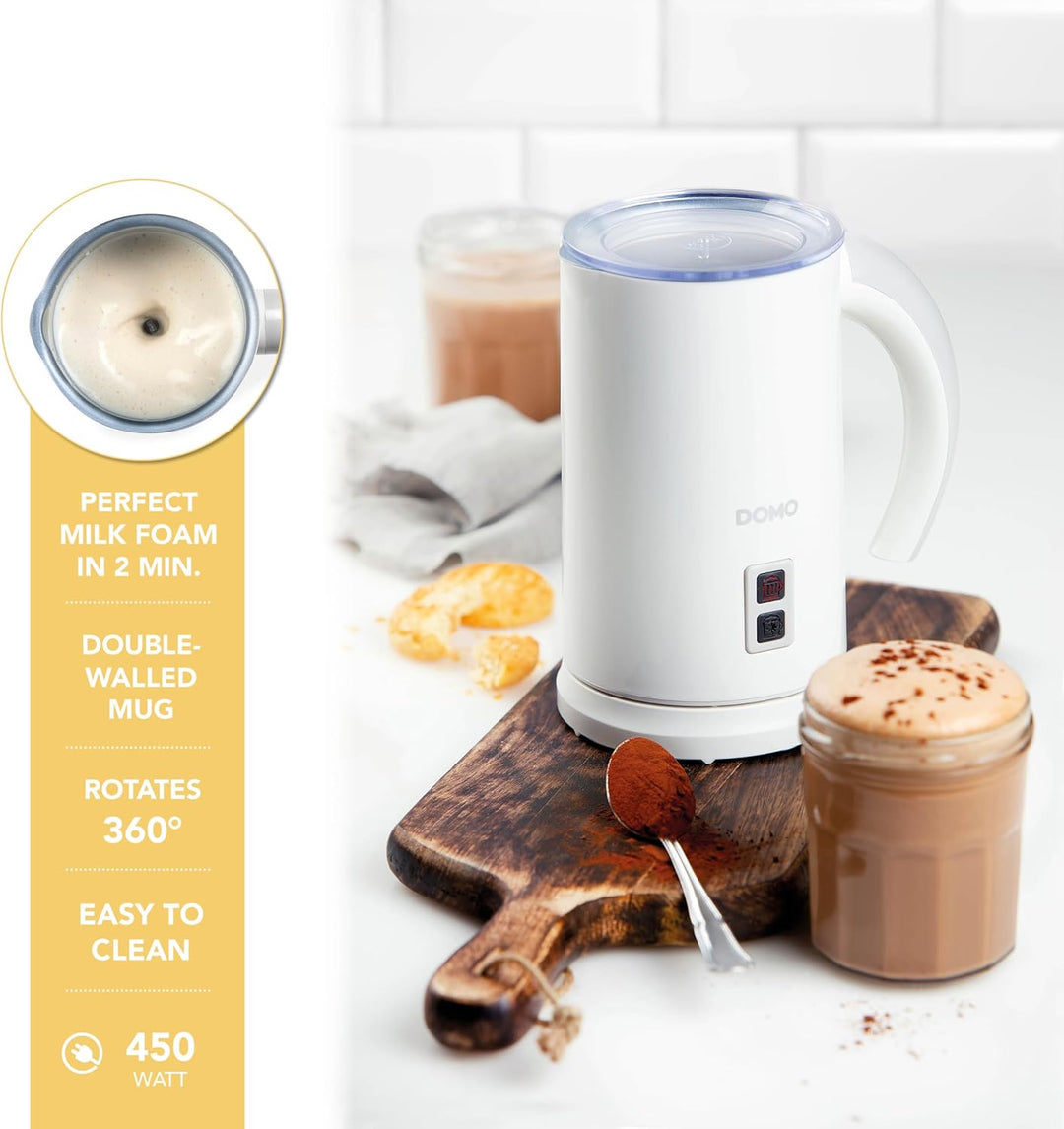DOMO DO731MF Milchaufschäumer - Weiss - 550 W