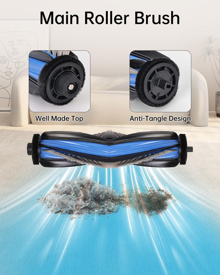 21 Stück Zubehör für Ecovacs Deebot T50 Omni/T50 Pro Omni Saugroboter, Ersatzteile Zubehörset mit 2