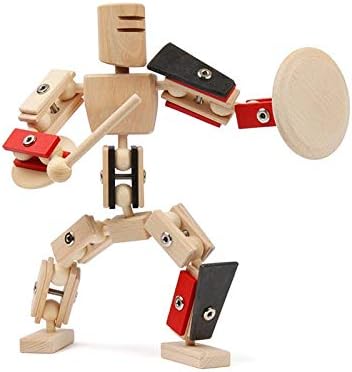 rewoodo Helden Aus Holz Holzspielzeug ab 3 Jahren Made in Germany (Komplettheld, Gladiator) Komplett