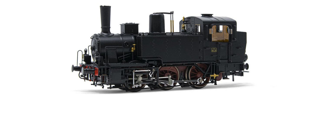 FS Dampflokomotive Gr.835 mit Öllampen, Epoche III, Schwarz