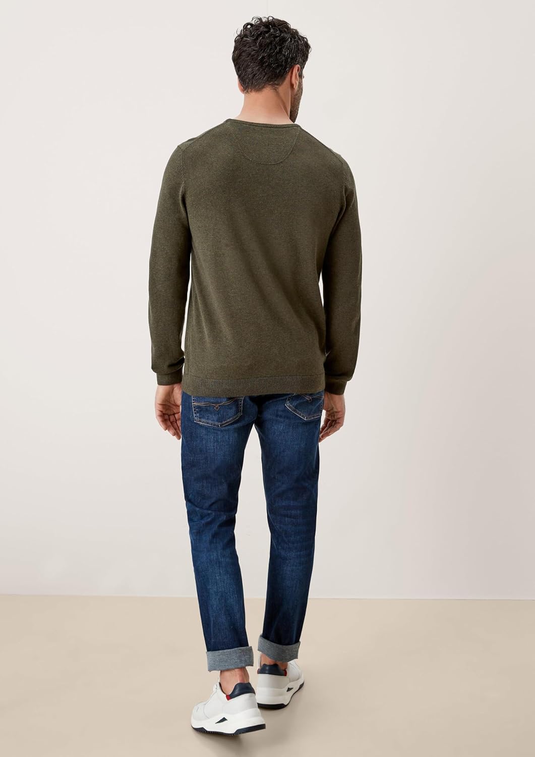 s.Oliver Herren 2152193 Pullover mit Logo-Stitching 4XL Grosse Grössen 79w0, 4XL Große Grö