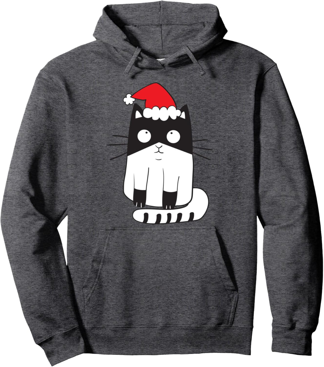 Merry Catmas, Merry Christmas, Weihnachtskatze, Geschenk Pullover Hoodie