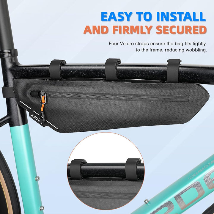 WEEROCK Fahrrad Rahmentasche 1.8L Wasserabweisende Rohrtasche Triangeltasche Fahrradtasche Rahmen Un
