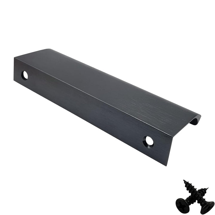 M4TEC Verdeckte Fingerzug-Griffe aus Metall Kantendesign Moderne Küchentürgriffe Schrankzuggriffe Sc