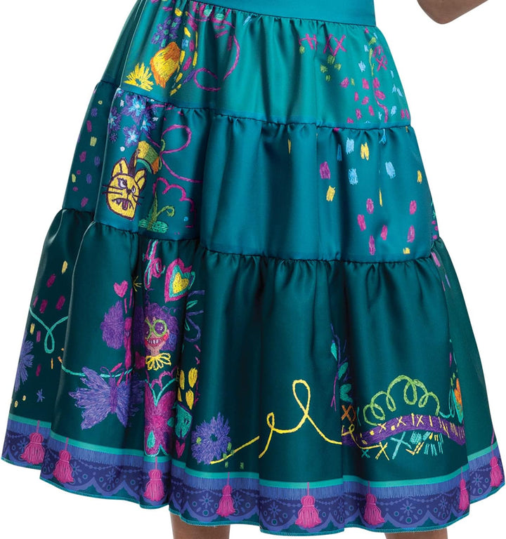 Encanto-Kostüme, Offizielle Disney Encanto Mirabel- und Dolores-Deluxe-Kostüme für Erwachsene Mirabe