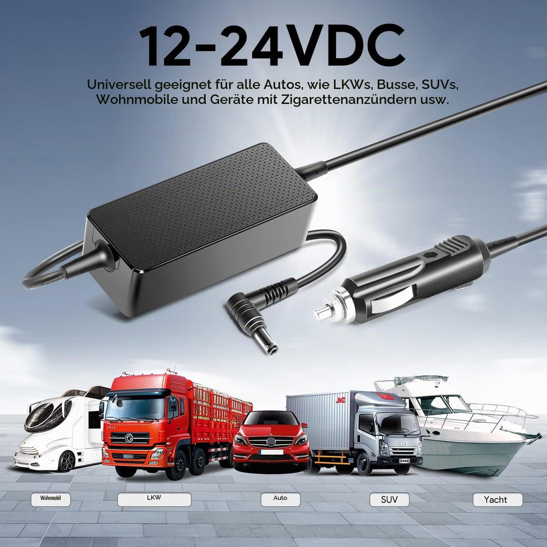 KFD DC 12V-24V Adapter KFZ Ladekabel Netzteil Auto Ladegerät für Panasonic Toughbook CF18 CF19 CF53