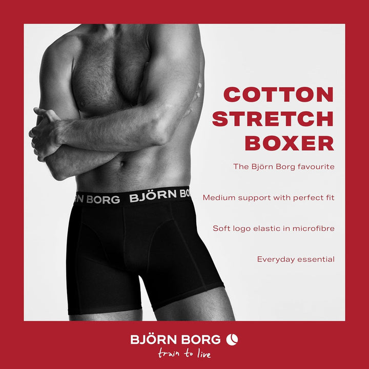 Björn Borg Essential Boxershorts Herren (5-pack)