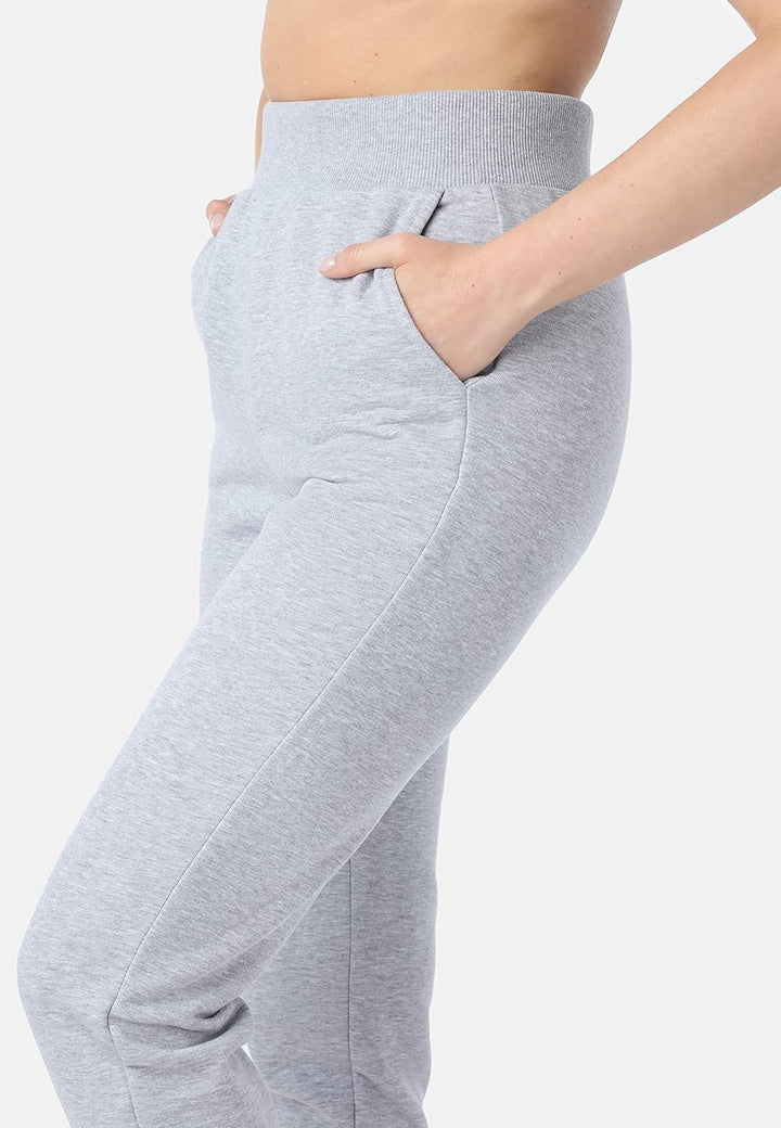Bellivalini Sportanzug Damen Jogginganzug aus Baumwolle Zweiteiler Lange Ärmel BLV222 S Melange, S M