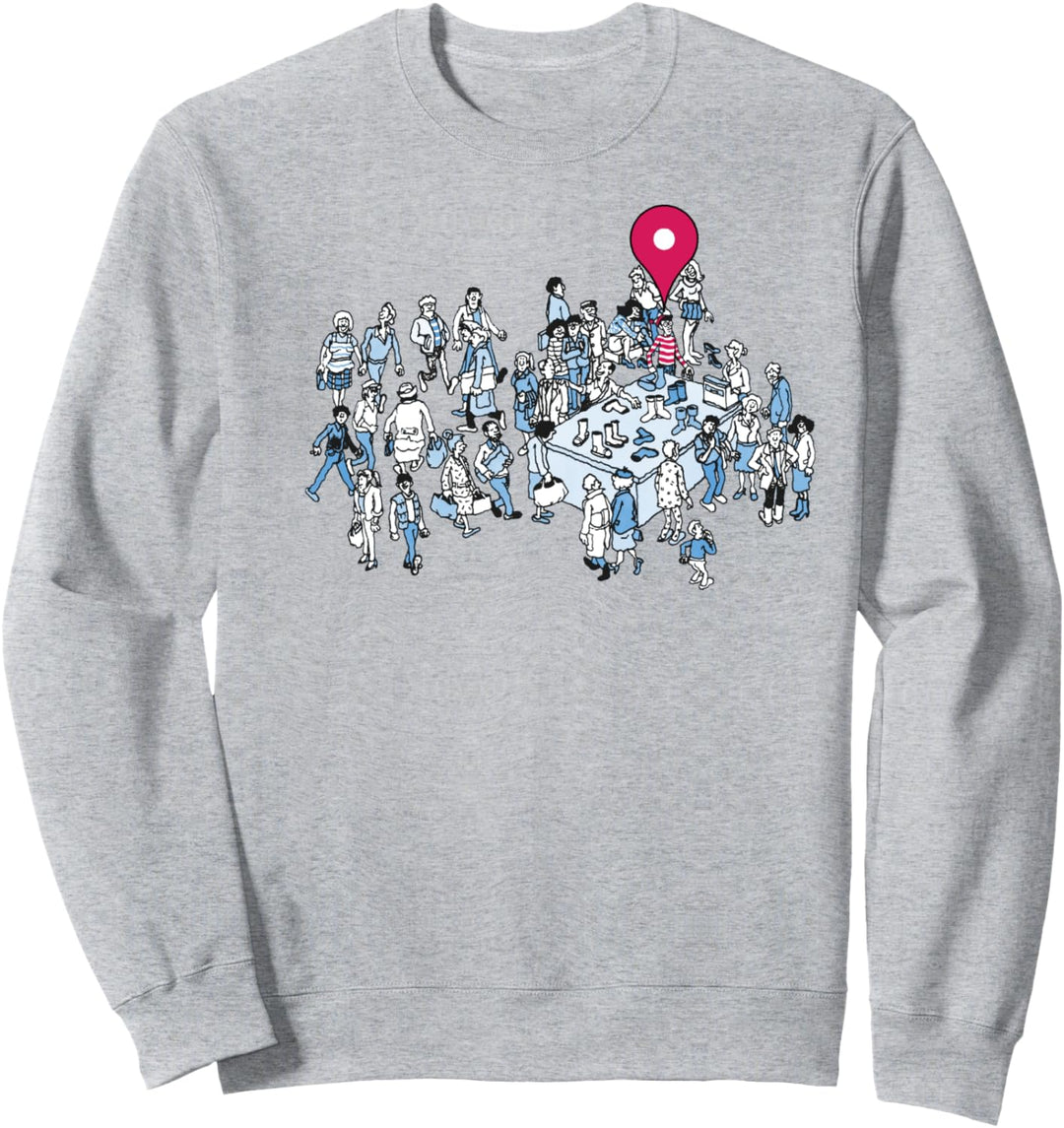 Where's Waldo? Shopping Check In Sweatshirt