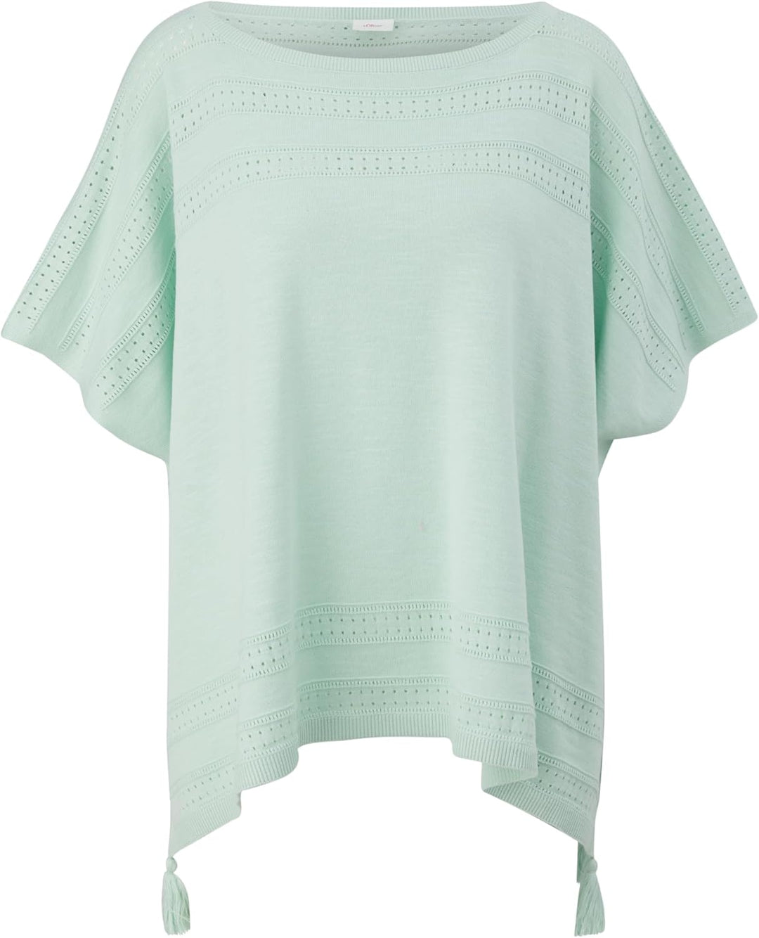 s.Oliver Poncho aus Viskosemix, Grün 6502