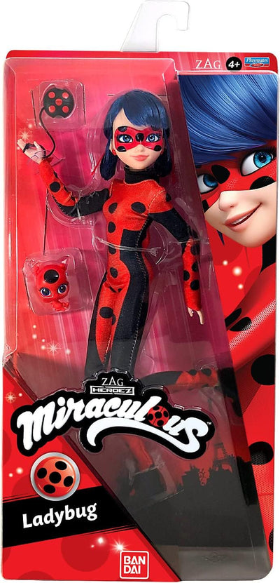 BANDAI - Miraculous Ladybug - Puppe - Ladybug Time to de-evilize- 26 cm grosse Ankleidepuppe - P5000