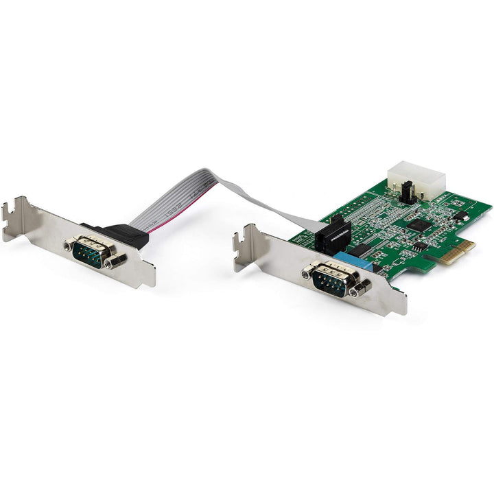 StarTech.com 2 Port Serielle PCIe RS232 Adapter Karte - Serielle PCIe RS232 Host Controller Karte -