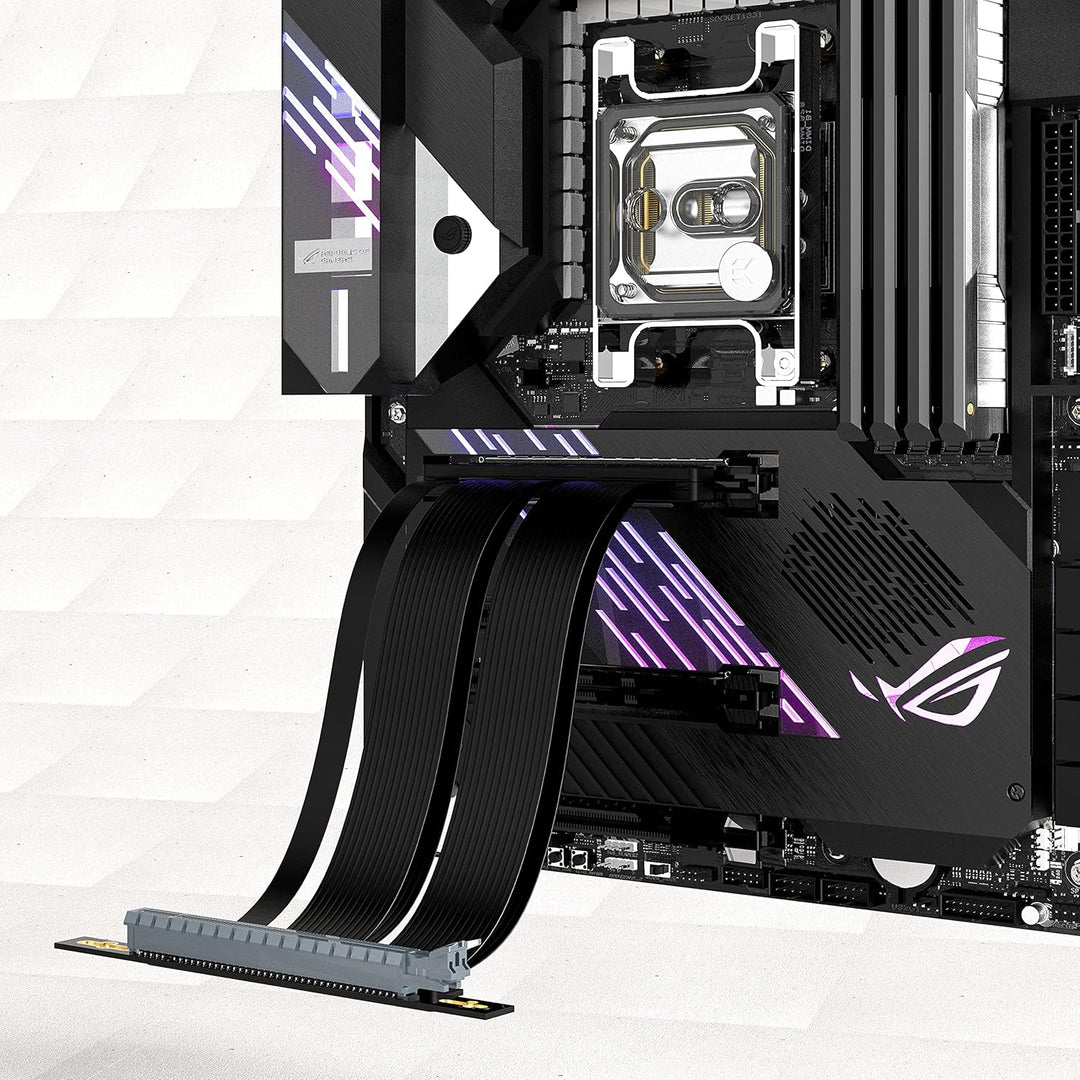EZDIY-FAB PCI Express 4.0 16x Flexible Kabelverlängerung Port Adapter für Grafikkarten,High Speed PC
