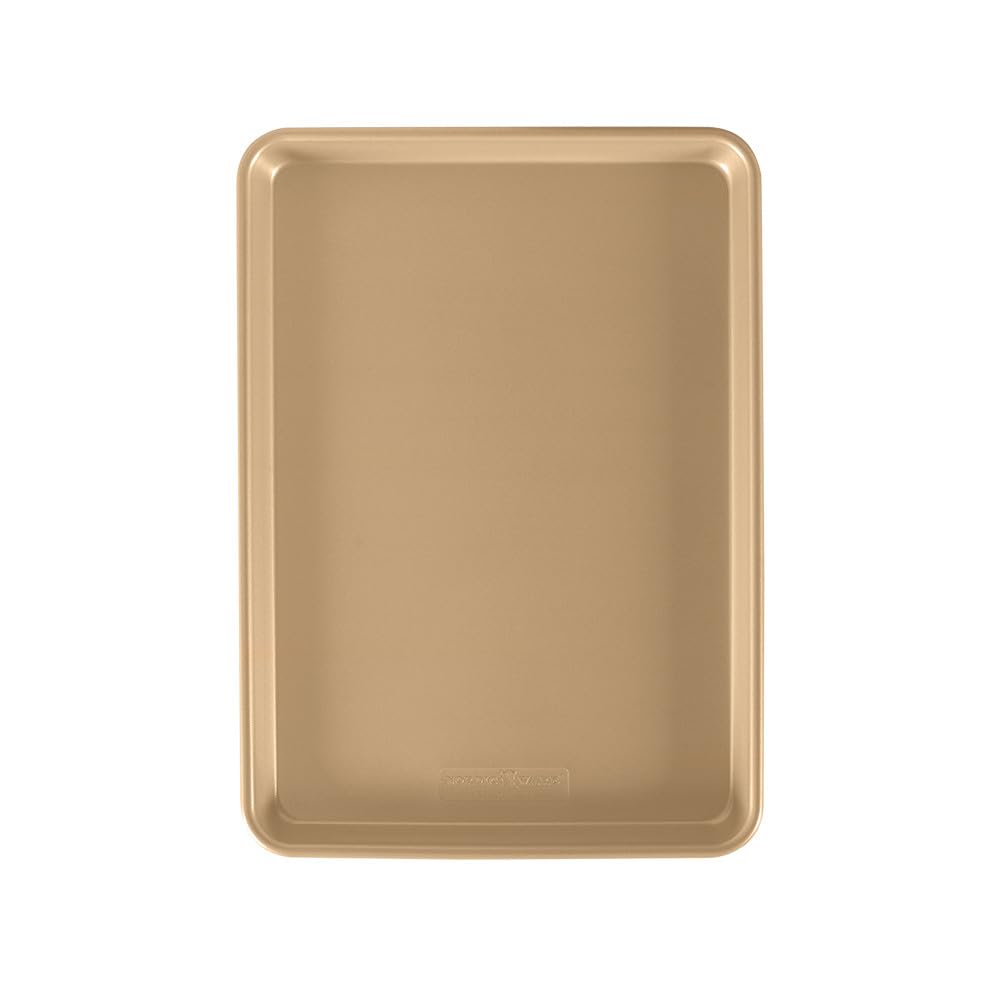 Nordic Ware Naturals Aluminium-Backblech, antihaftbeschichtet, 33 x 45,7 cm Halbes Blatt, Halbes Bla
