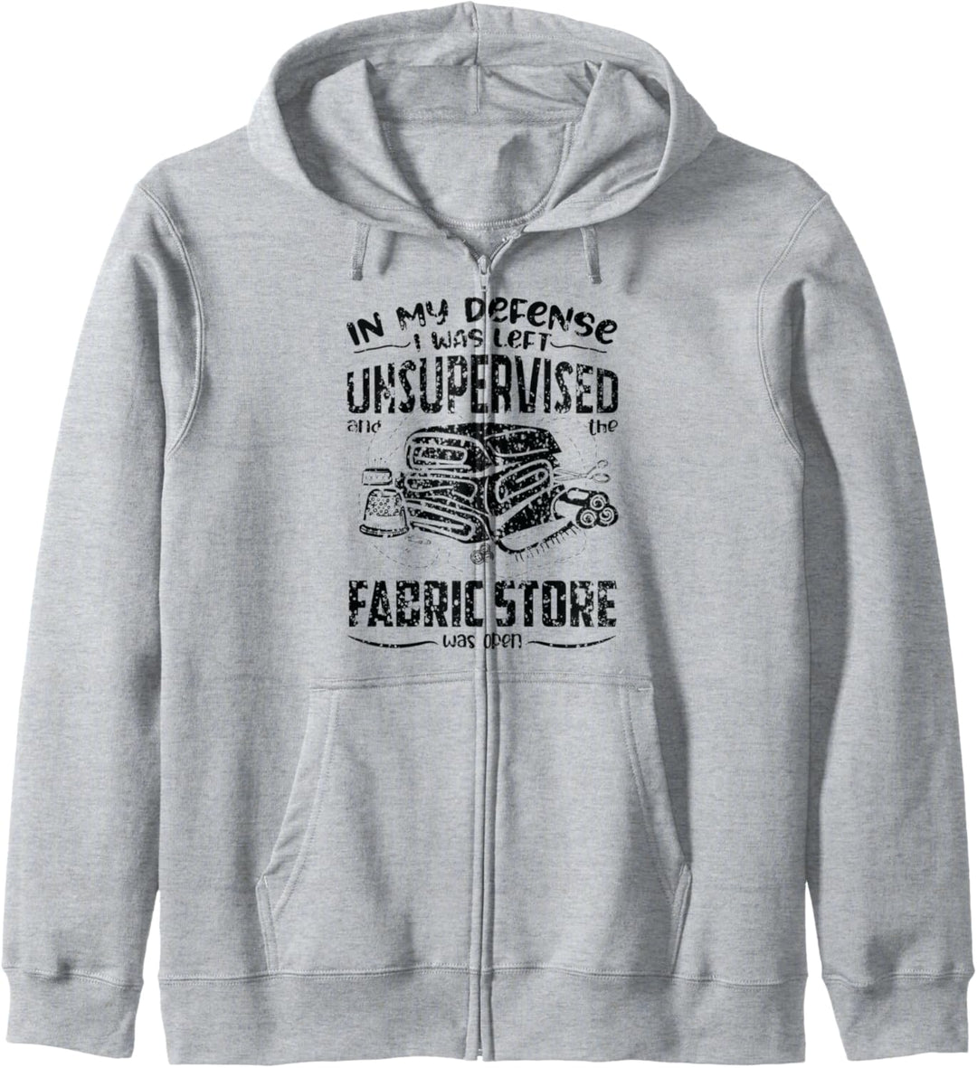 Quilting Unsupervised Fabric Store Quilters Novelty Kapuzenjacke