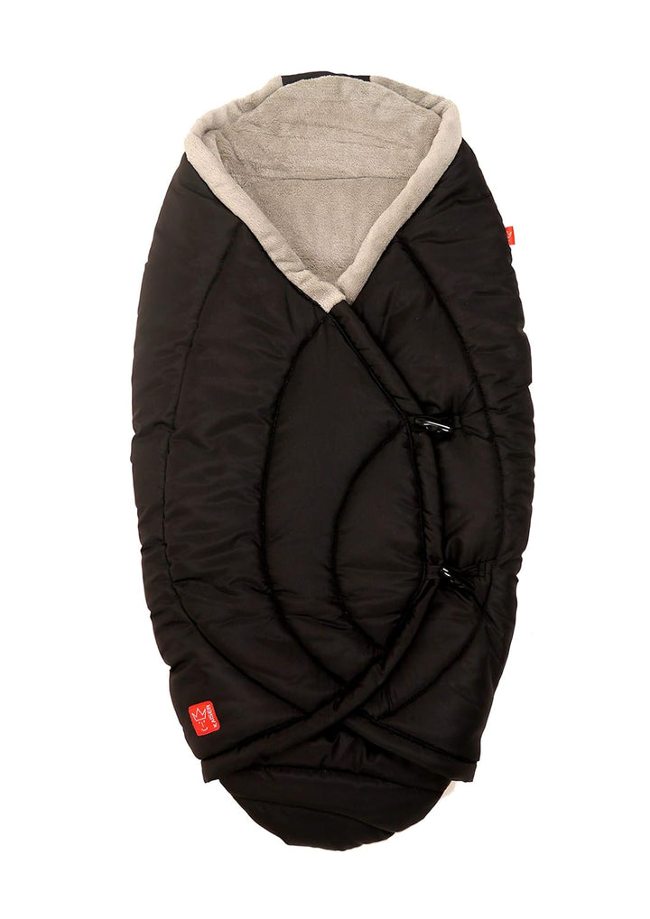 Kaiser 65356225 Einschlagdecke CooCoon, black/light grey, schwarz Black/Light Grey 1 Stück (1er Pack