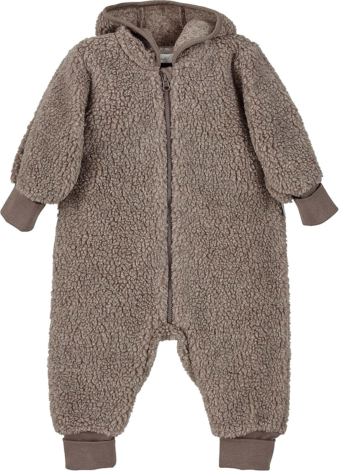 Sterntaler Baby Jungen Overall Baby Overall - Overall Baby, Baby Overall - aus Merino Wolle mit Kapu