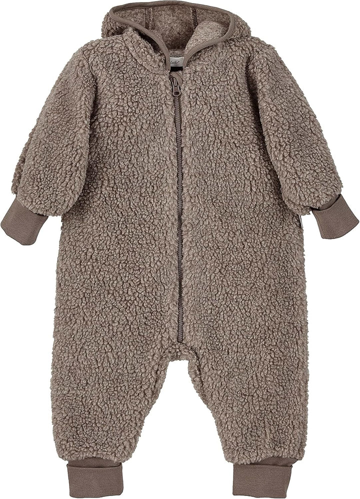 Sterntaler Baby Jungen Overall Baby Overall - Overall Baby, Baby Overall - aus Merino Wolle mit Kapu